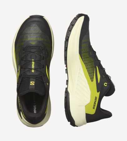 Кроссовки GENESIS (RU 43.5 UK 10 USm 10.5 СМ 28; black/sulphur spring/transparent yellow)